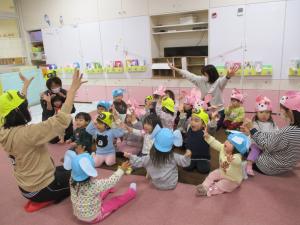 手遊びの写真