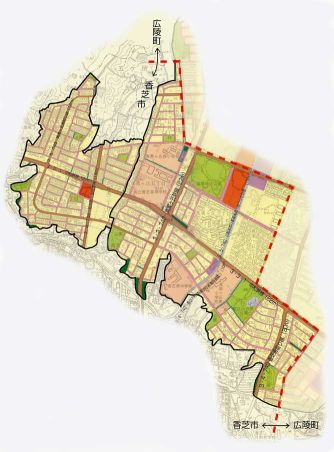 西真美ケ丘地区・真美ケ丘地区の地図