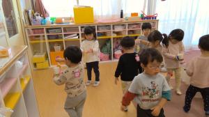 けんだまをしているところ