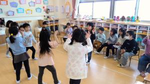 振付を考えているところ