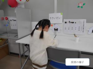 投票の様子