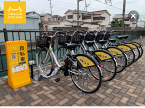 シェアサイクル設置画像