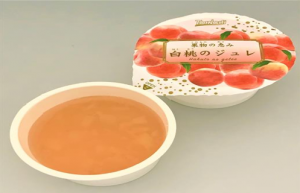 白桃のジュレ