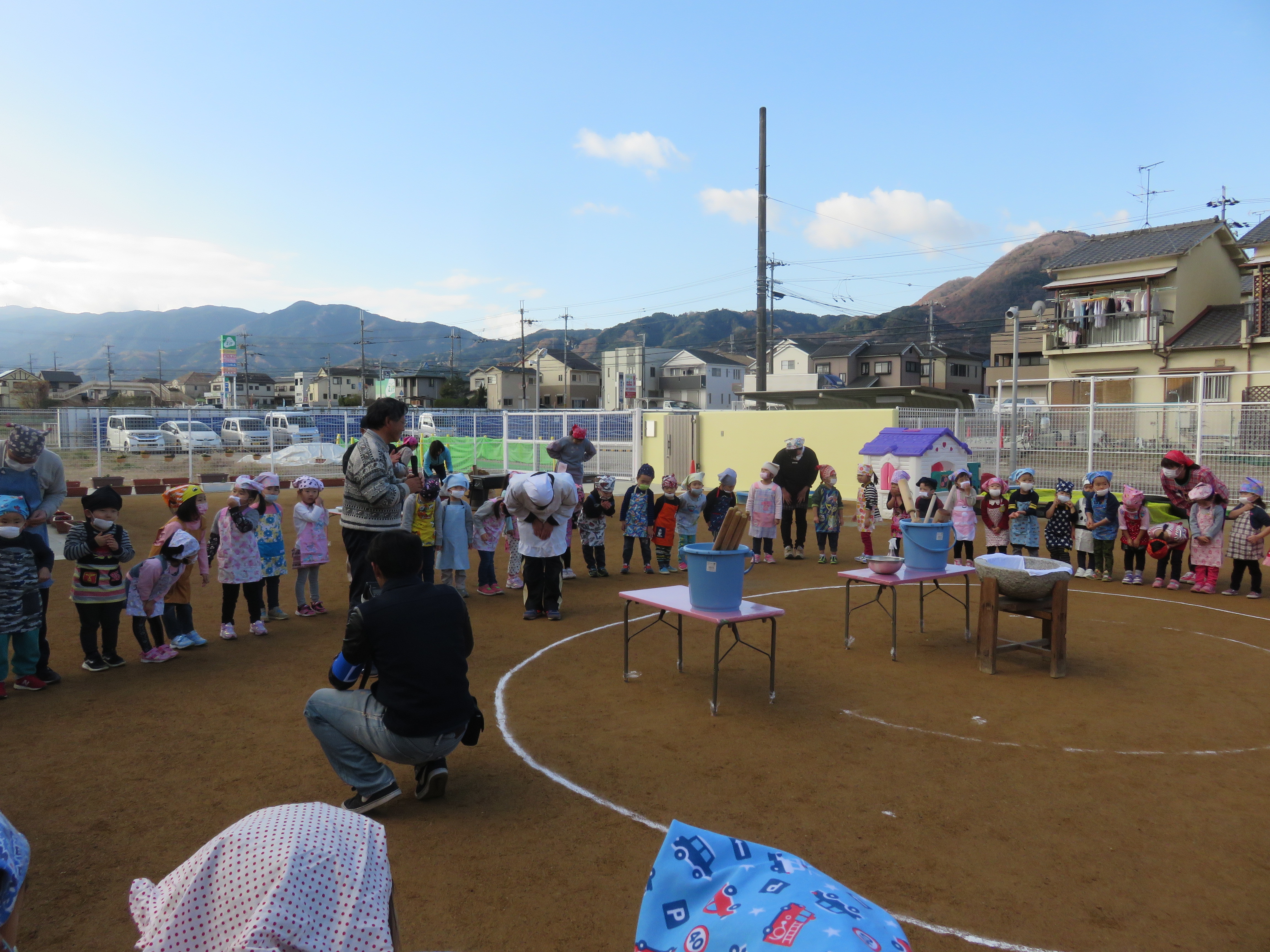 12月14日にもちつきをしました。の画像1