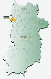 奈良県の地図