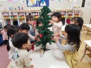 クリスマス　2歳児　１