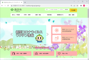新ホームページのデザイン