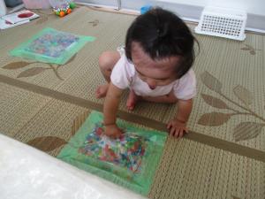 0歳児夏の遊び