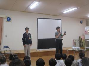 説明に来て下さった警察官の方の紹介