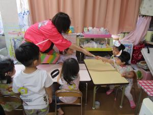 2歳児おやつ屋さん