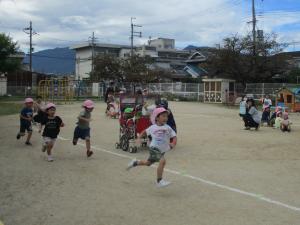 4歳児　かけっこ