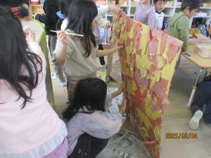 小道具を作る　5歳児