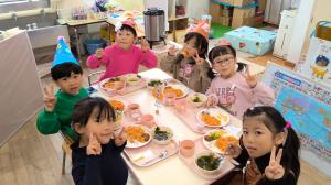 クリスマスの特別メニューを食べました