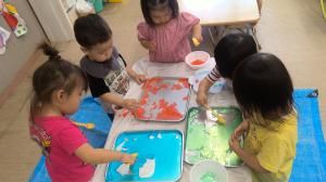 寒天遊び（１歳児）